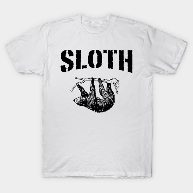 Sloth T-Shirt by CuteSyifas93